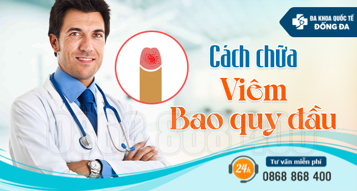 cách chữa viêm bao quy đầu