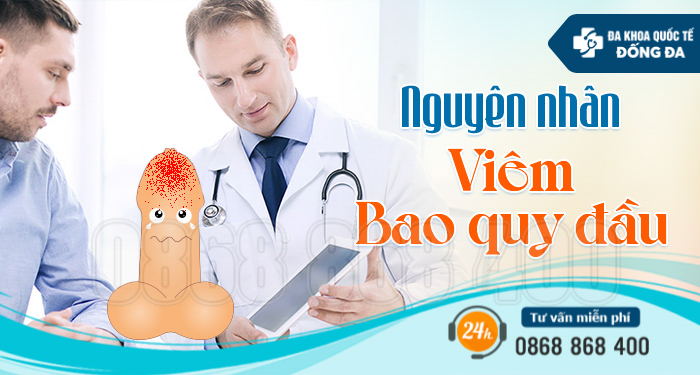 nguyên nhân viêm bao quy đầu